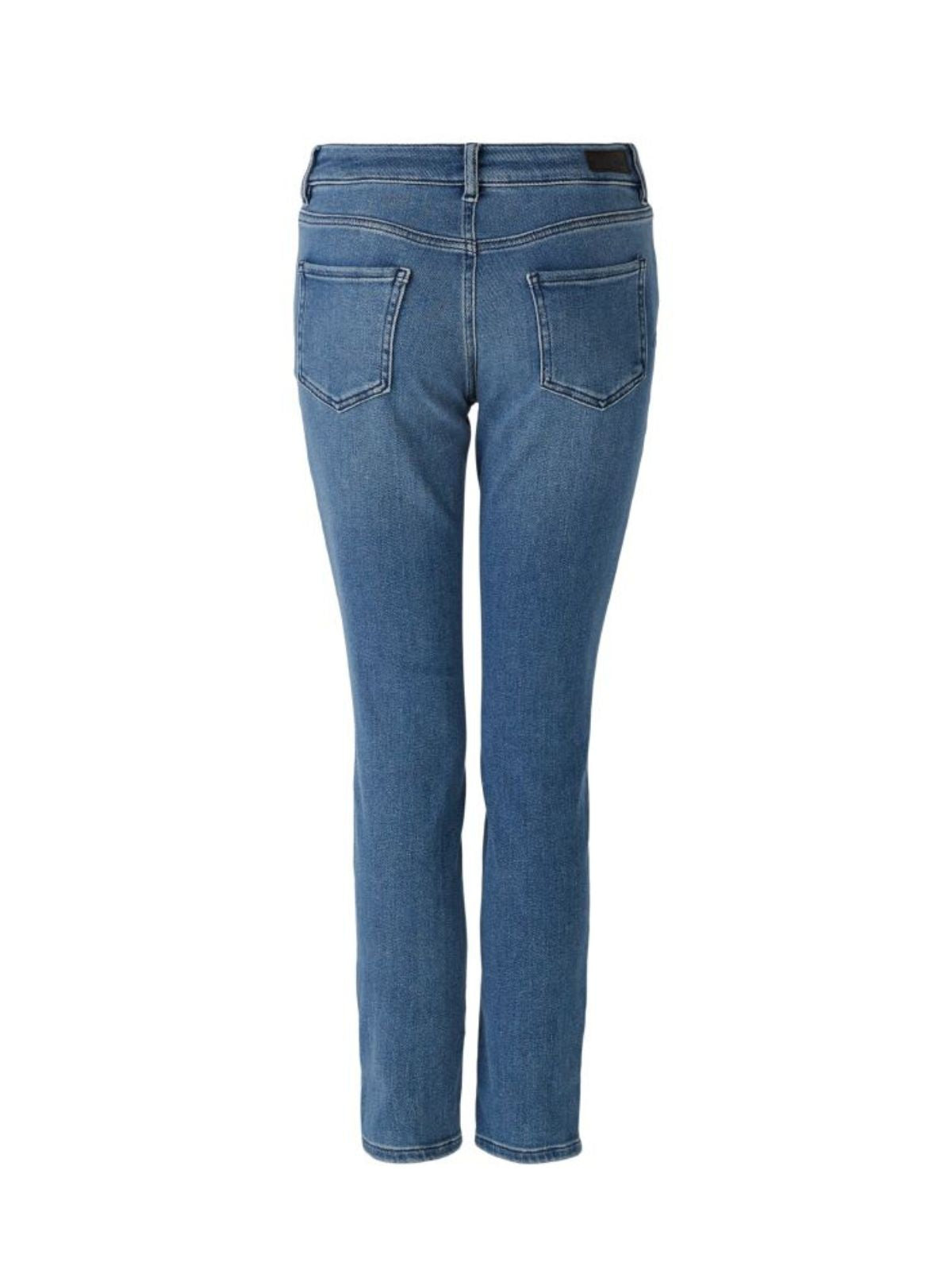 Jeans skinny con spacco alla caviglia