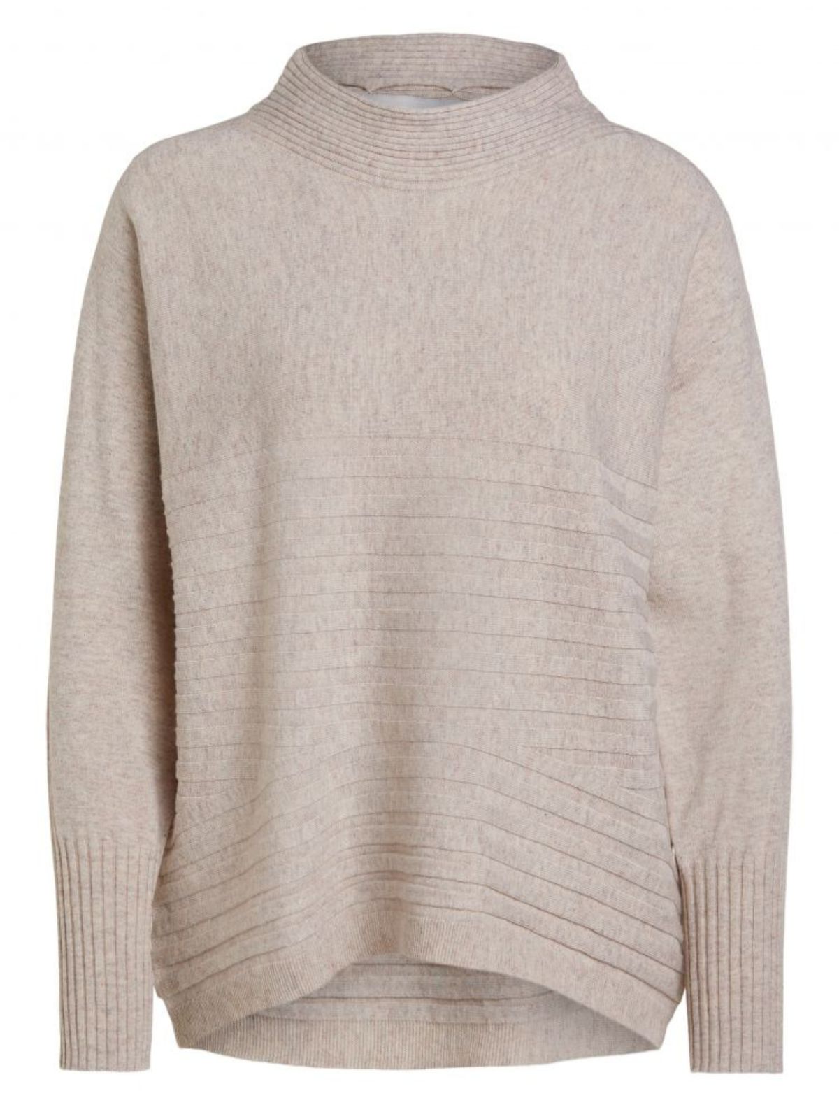 Maglia asimmetrica misto cashmere