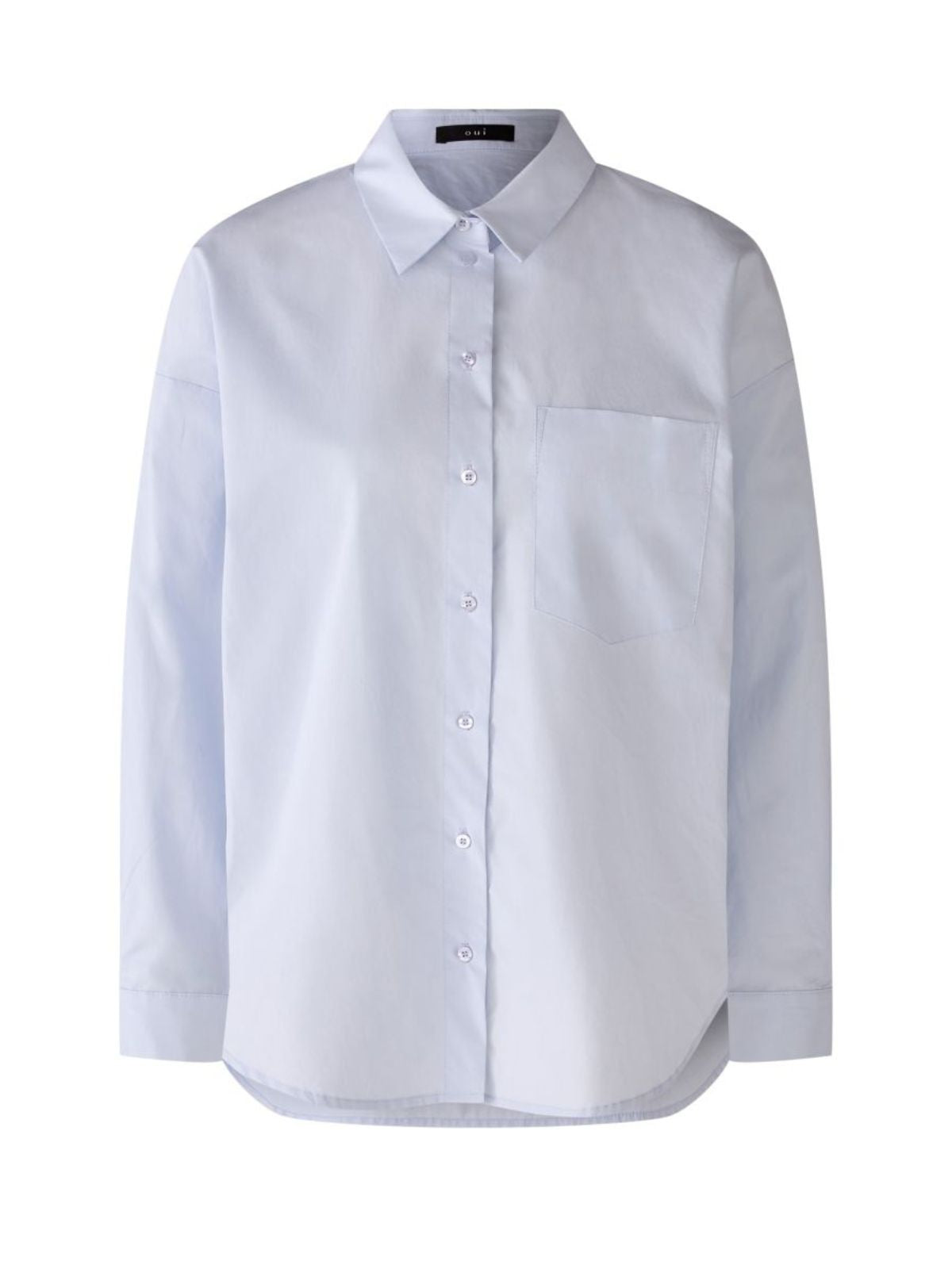 Camicia azzurra con taschino