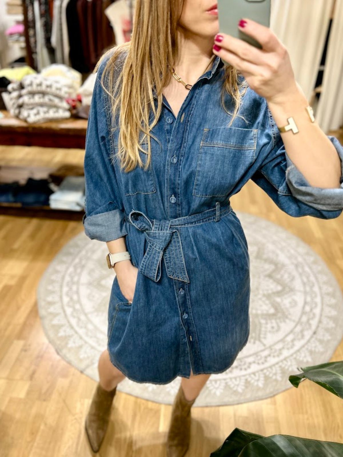 Abito in denim